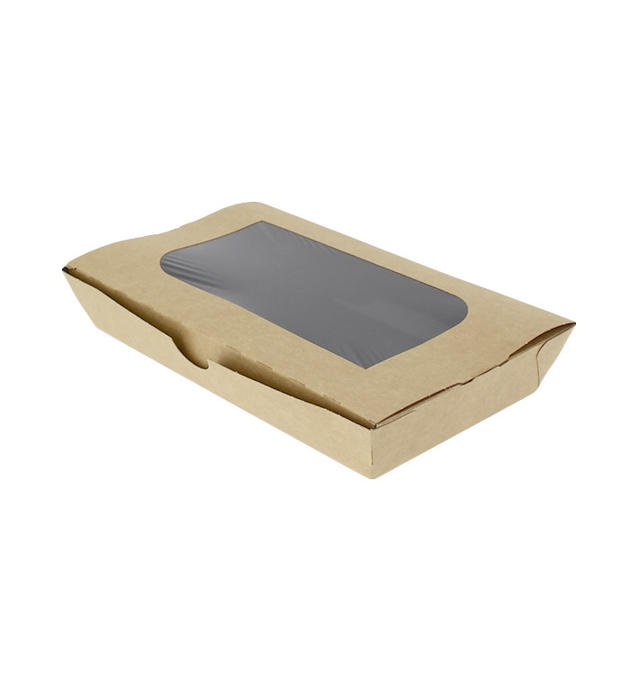 Barquette kraft écologique 19x10x3,5cm 480ml (400 Utés) Barquette kraft écologique 19x10x3,5cm 480ml (400 Utés)
