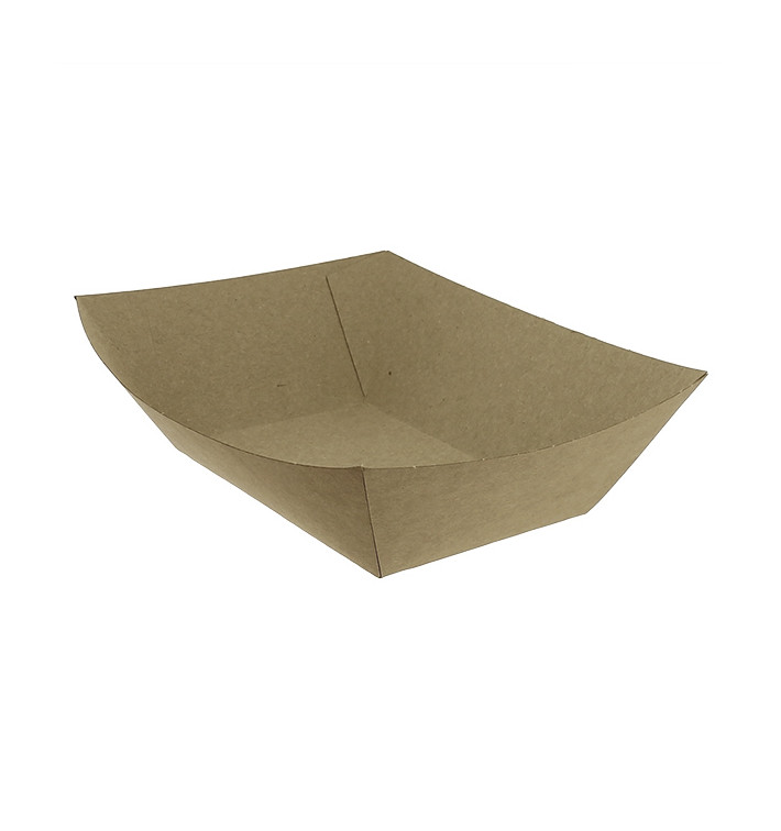 Barquette Carton Kraft-Kraft 12,2x8,0x5,5cm 525ml (600 Utés) Barquette Carton Kraft-Kraft 12,2x8,0x5,5cm 525ml (600 Utés)