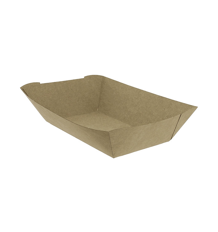 Barquette Carton Kraft-Kraft 15,5x9x5,5cm 780ml (450 Utés) Barquette Carton Kraft-Kraft 15,5x9x5,5cm 780ml (450 Utés)
