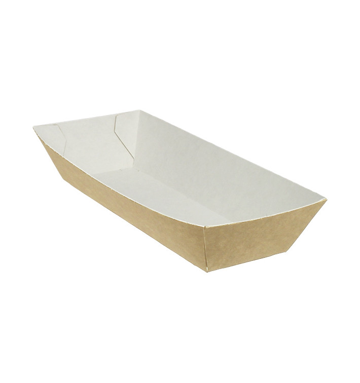 Barquette Kraft Hot Dog 17x5,5x3,8cm (25 Unités)