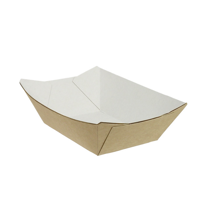 Barquette Carton 350ml Kraft 10,6x7,3x4,5 cm (1000 Utés) Barquette Carton 350ml Kraft 10,6x7,3x4,5 cm (1000 Utés)