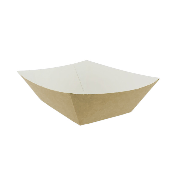 Barquette Carton 525ml Kraft 12,2x8,0x5,5cm (25 Utés) Barquette Carton 525ml Kraft 12,2x8,0x5,5cm (25 Utés)