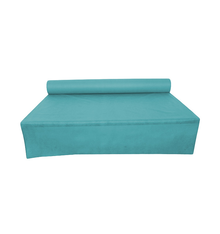 Nappe Rouleau PP Non Tissé Turquoise 1,2x50m 50g (1 Uté) Nappe Rouleau PP Non Tissé Turquoise 1,2x50m 50g (1 Uté)