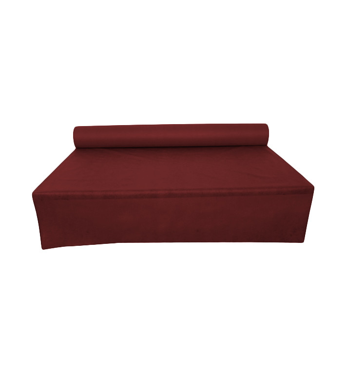 Nappe Rouleau PP Non Tissé Bordeaux 1,2x50m 55g (6 Utés) Nappe Rouleau PP Non Tissé Bordeaux 1,2x50m 55g (6 Utés)