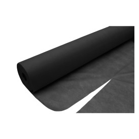 Nappe en non-tissé noir 25 m