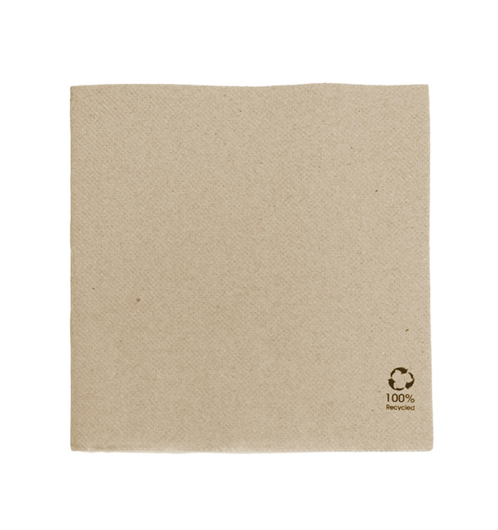 Serviette Papier Kraft 2E Molletonnée 33x33cm (50 Utés) Serviette Papier Kraft 2E Molletonnée 33x33cm (50 Utés)