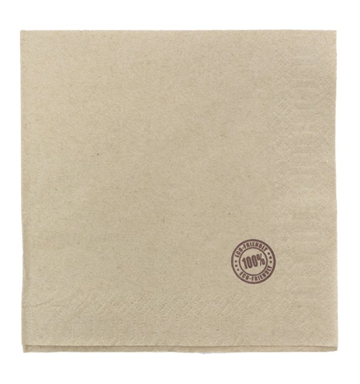 Serviette Papier Eco "Recycled" 33x33cm 1E (100 Utés) Serviette Papier Eco "Recycled" 33x33cm 1E (100 Utés)
