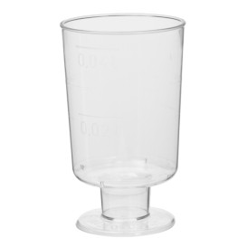 Verre à Pied en Plastique 40ml (1.400 Unités)