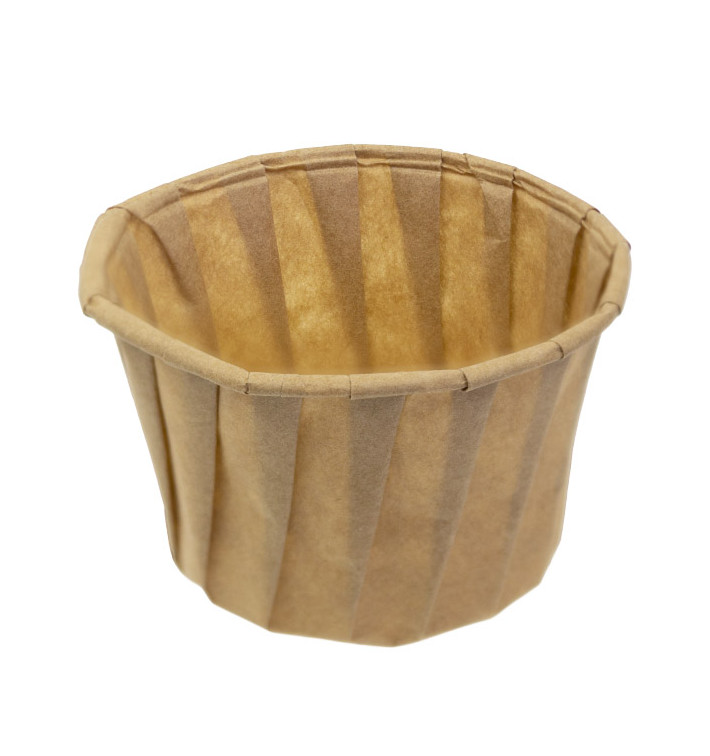 Pot Papier Kraft Plissé de 120ml (5000 Unités) Pot Papier Kraft Plissé de 120ml (5000 Unités)