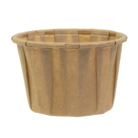 Pot Papier Kraft Plissé de 60ml (250 Unités)