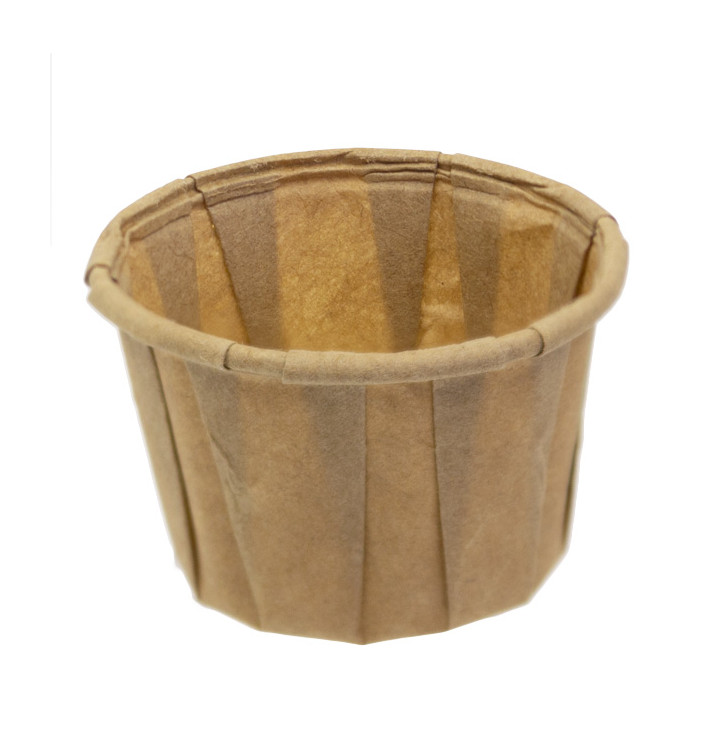 Pot Papier Kraft Plissé de 30ml (5000 Unités) Pot Papier Kraft Plissé de 30ml (5000 Unités)