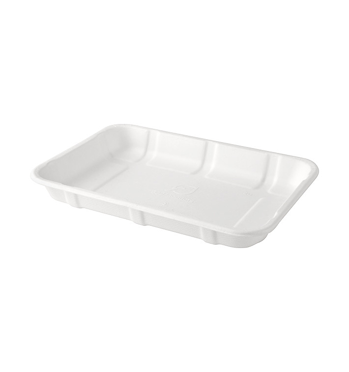 Plateau à Canne à Sucre 21,6x15,3x2,6cm (50 Unités) Plateau à Canne à Sucre 21,6x15,3x2,6cm (50 Unités)