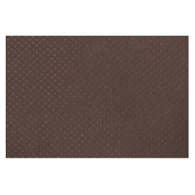 Chemin de Table PP Non Tissé 40x100cm Marron 50g (500 Utés)