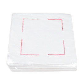 Serviette papier Sulfite Blanc 25x25cm (750 Unités)