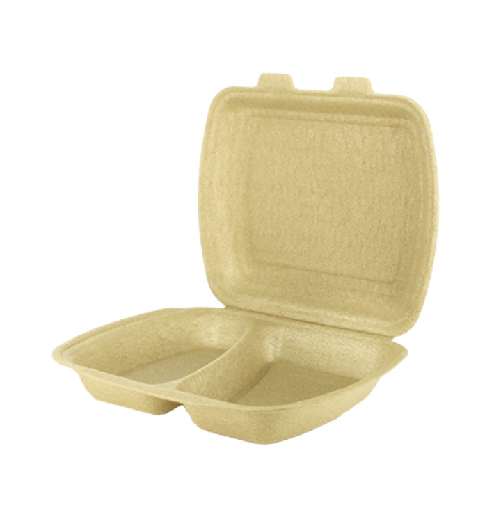 Boîte à Menu XPP 2C Crème 24x20,5x7cm (50 Utés) Boîte à Menu XPP 2C Crème 24x20,5x7cm (50 Utés)