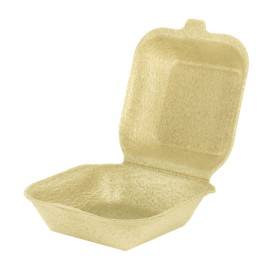 Boîte à Hamburguer XPP Crème 13,5x13,5x7cm (500 Utés)