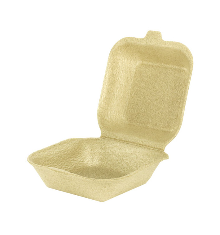 Boîte à Hamburguer XPP Crème 13,5x13,5x7cm (100 Utés)