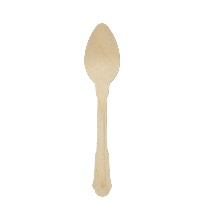 Petite cuillère en bois à café 12cm (1000 Unités) Petite cuillère en bois à café 12cm (1000 Unités)