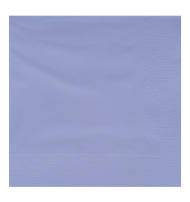 Serviette en Papier Micro Point 20x20cm Violet (100 Utés)