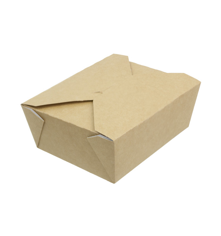 Caixa TakeAway Kraft 15x12x6,5cm (200 Utés) Caixa TakeAway Kraft 15x12x6,5cm (200 Utés)