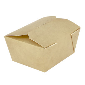 Caixa TakeAway Kraft 10,7x8,65x6cm 500ml (45 Utés)