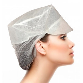 Casquettes de Polypropylène avec filet porte cheveux (1000 unités)