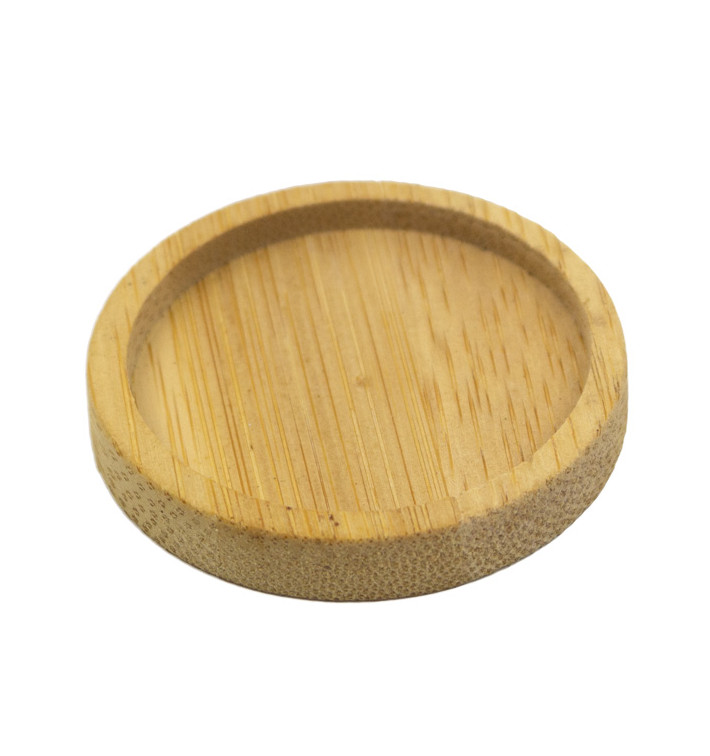 Plat Dégustation en Bambou Bicolore Ø5cm (144 Utés) Plat Dégustation en Bambou Bicolore Ø5cm (144 Utés)