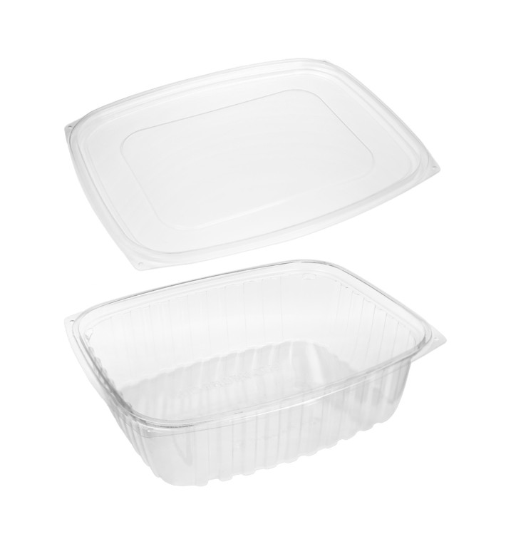 Emballage Compostable PLA avec Couvercle 1420ml (200 Utés) Emballage Compostable PLA avec Couvercle 1420ml (200 Utés)