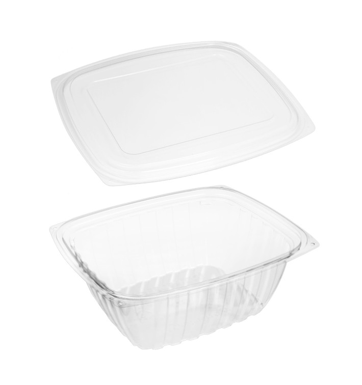Emballage Compostable PLA avec Couvercle 940ml (200 Utés) Emballage Compostable PLA avec Couvercle 940ml (200 Utés)