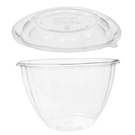 Saladier avec couvercle PLA 1420ml (150 Utés)