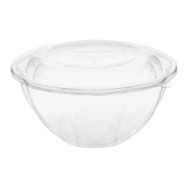 Saladier avec couvercle PLA 940ml (150 Utés)