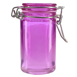 Bocal en Verre Hermétique Lilas 70 ml Ø4,5x8 cm (32 Utés)