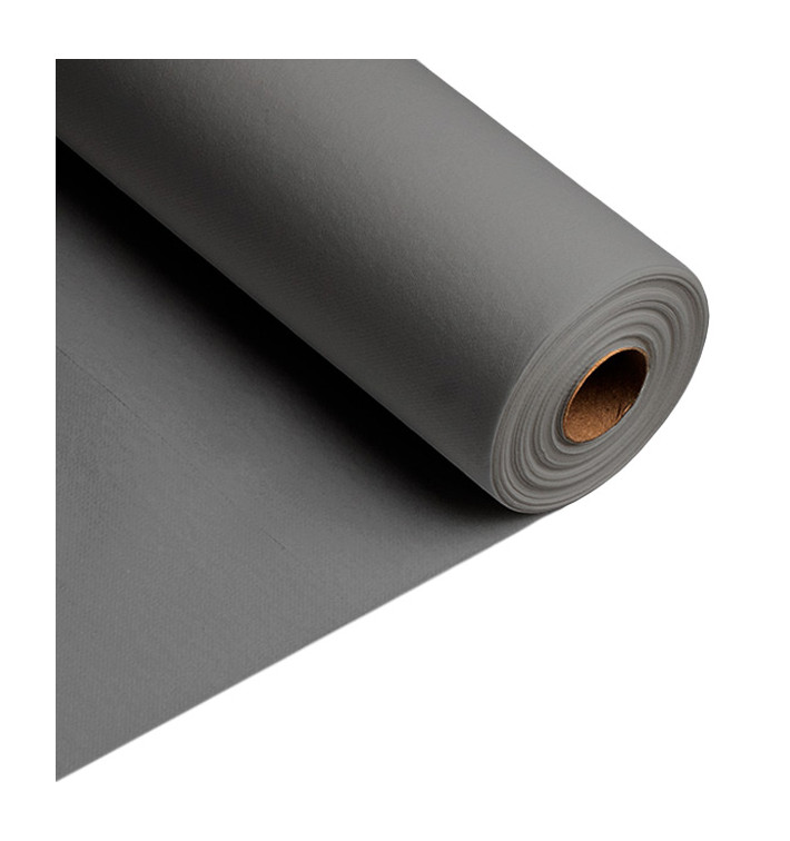 Chemin de Table Airlaid Gris Prédécoupé 0,4x48m (1 Uté) Chemin de Table Airlaid Gris Prédécoupé 0,4x48m (1 Uté)