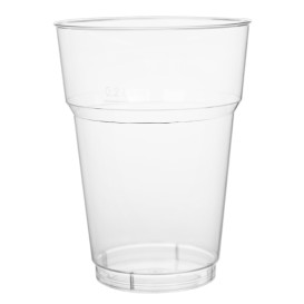 Gobelet à Bière PS 200ml Dur Transparent (40 Unités)