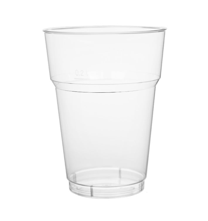 Gobelet à Bière PS 200ml Dur Transparent (40 Unités) Gobelet à Bière PS 200ml Dur Transparent (40 Unités)