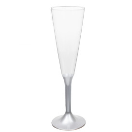 Verre à Vin Réutilisable PS Pied Jaune 300ml 2P (20 Utés)