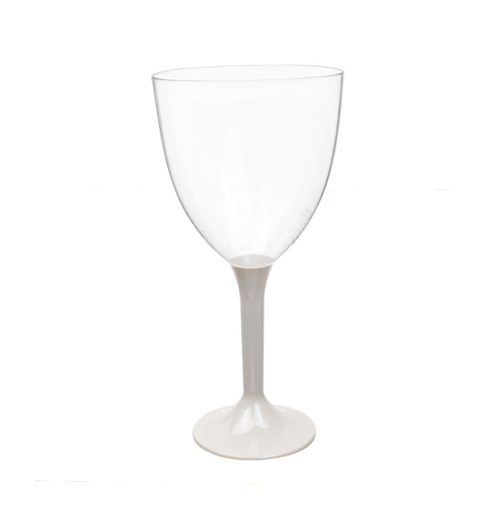 Verre à Vin Réutilisable PS Pied Beige 300ml 2P (200 Utés)