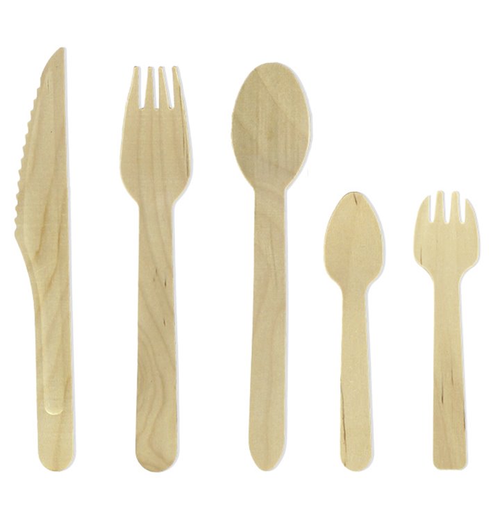 couverts en bois