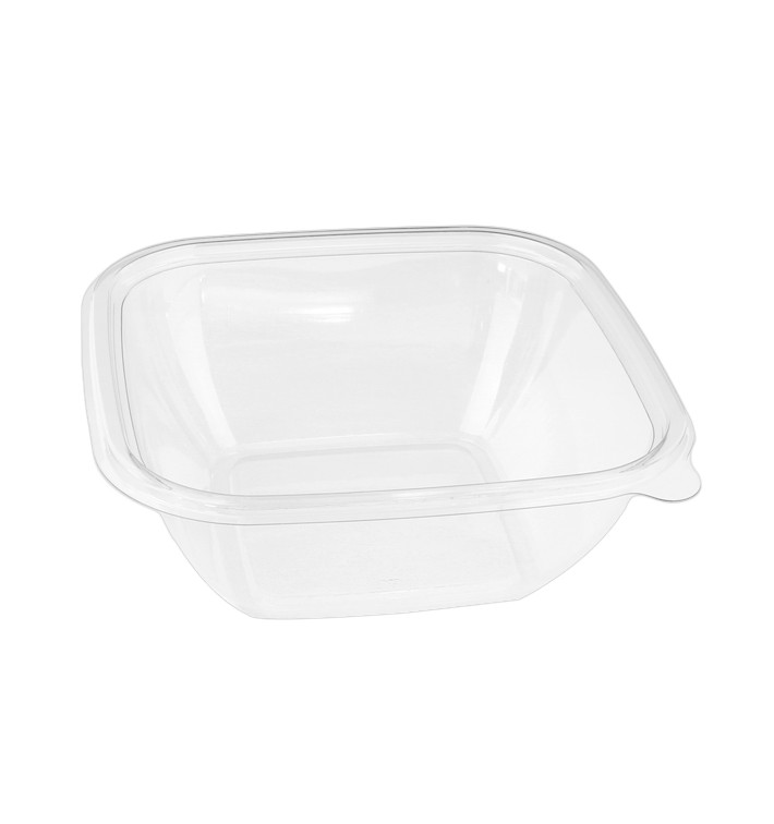 Bol en Plastique PET 1000ml 175x175x60mm (50 Utés) Bol en Plastique PET 1000ml 175x175x60mm (50 Utés)
