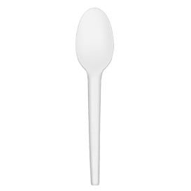 Cuillère Biodegradable CPLA Blanc 16,5cm (1.000 Utés)