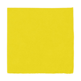 Serviette en Papier Micro Point 20x20cm Jaune (90 Utés)