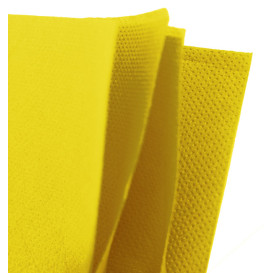 Serviette en Papier Micro Point 20x20cm Jaune (3.240 Utés)