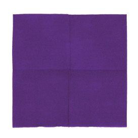 Serviette en Papier Micro Point 20x20cm Violet (100 Utés)