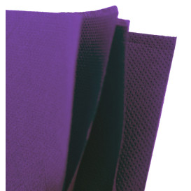 Serviette en Papier Micro Point 20x20cm Violet (100 Utés)