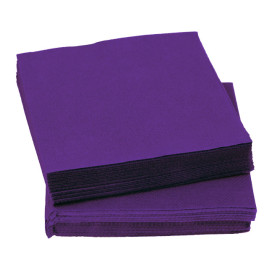 Serviette en Papier Micro Point 20x20cm Violet (100 Utés)
