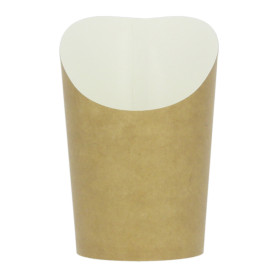 Gobelet Carton Kraft pour Frites et Wraps Ø8,1x11,5cm (1.320 Utés)