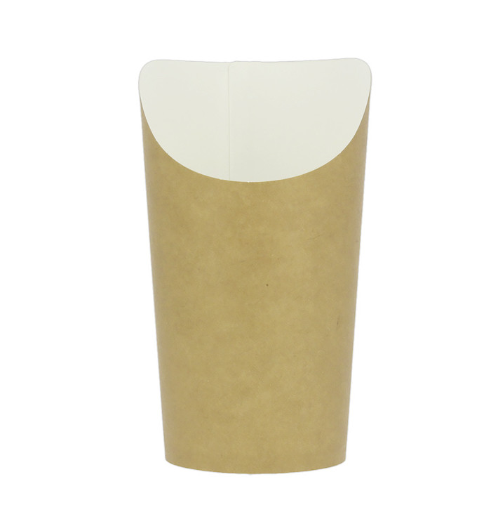 Gobelet Carton Kraft pour Frites et Wraps Ø8,1x14cm (1.320 Utés) Gobelet Carton Kraft pour Frites et Wraps Ø8,1x14cm (1.320 Utés)
