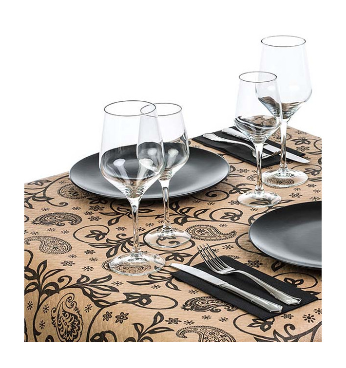 Nappe en papier 1x1m Kraft "Cachemir" 40g (400 Unités) Nappe en papier 1x1m Kraft "Cachemir" 40g (400 Unités)