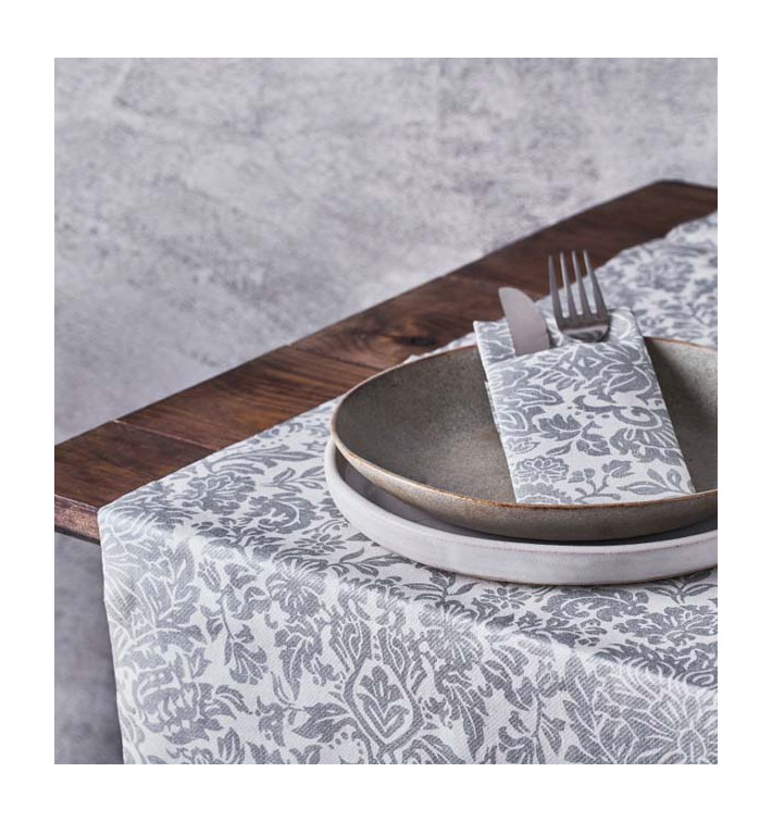 Nappe Rouleau en Airlaid 0,4x48m "Versailles" Gris 50g/m² P30cm (1 Uté) Nappe Rouleau en Airlaid 0,4x48m "Versailles" Gris 50g/m² P30cm (1 Uté)