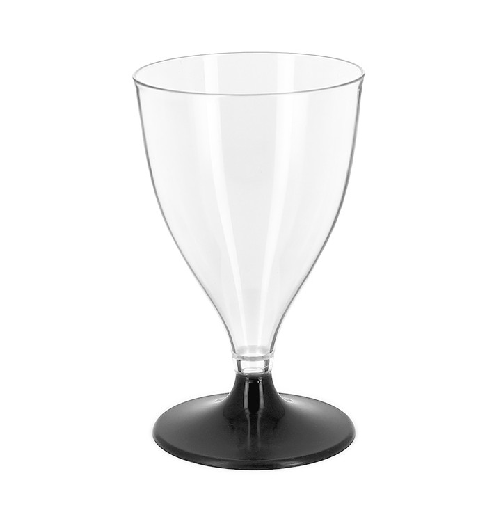 Verre Réutilisable PS Eau/Vin Pied Anthracite 200ml 2P (48 Unités) Verre Réutilisable PS Eau/Vin Pied Anthracite 200ml 2P (48 Unités)